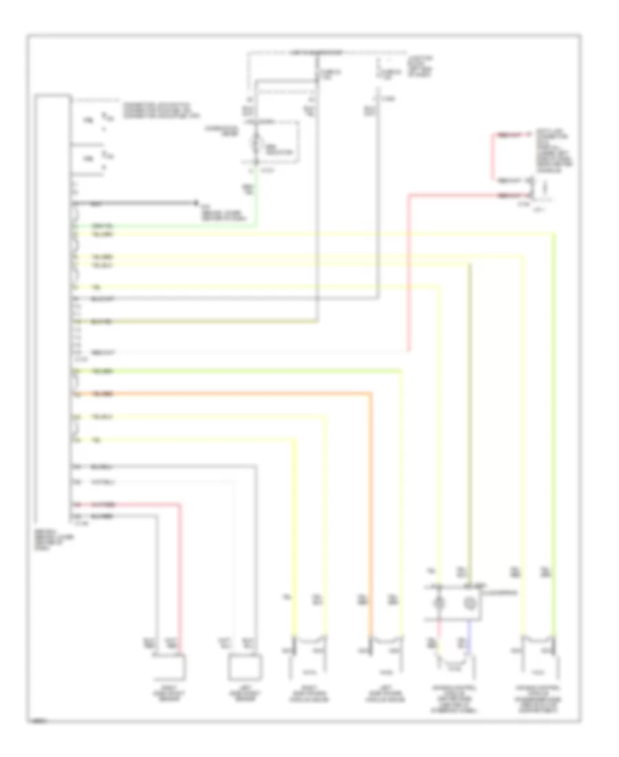 Supplemental Restraints Wiring Diagram for Dodge Stratus ES 2003