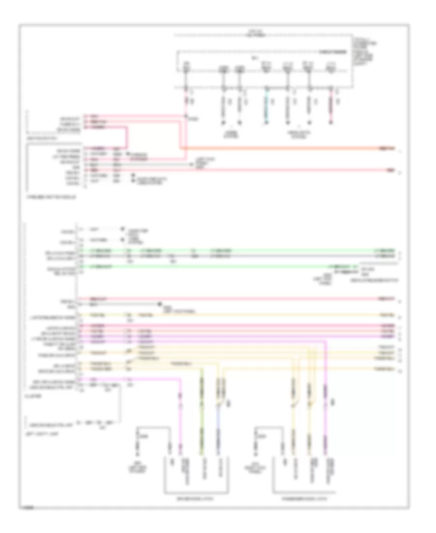 Anti theft Wiring Diagram 1 of 3 for Dodge Avenger R T 2014