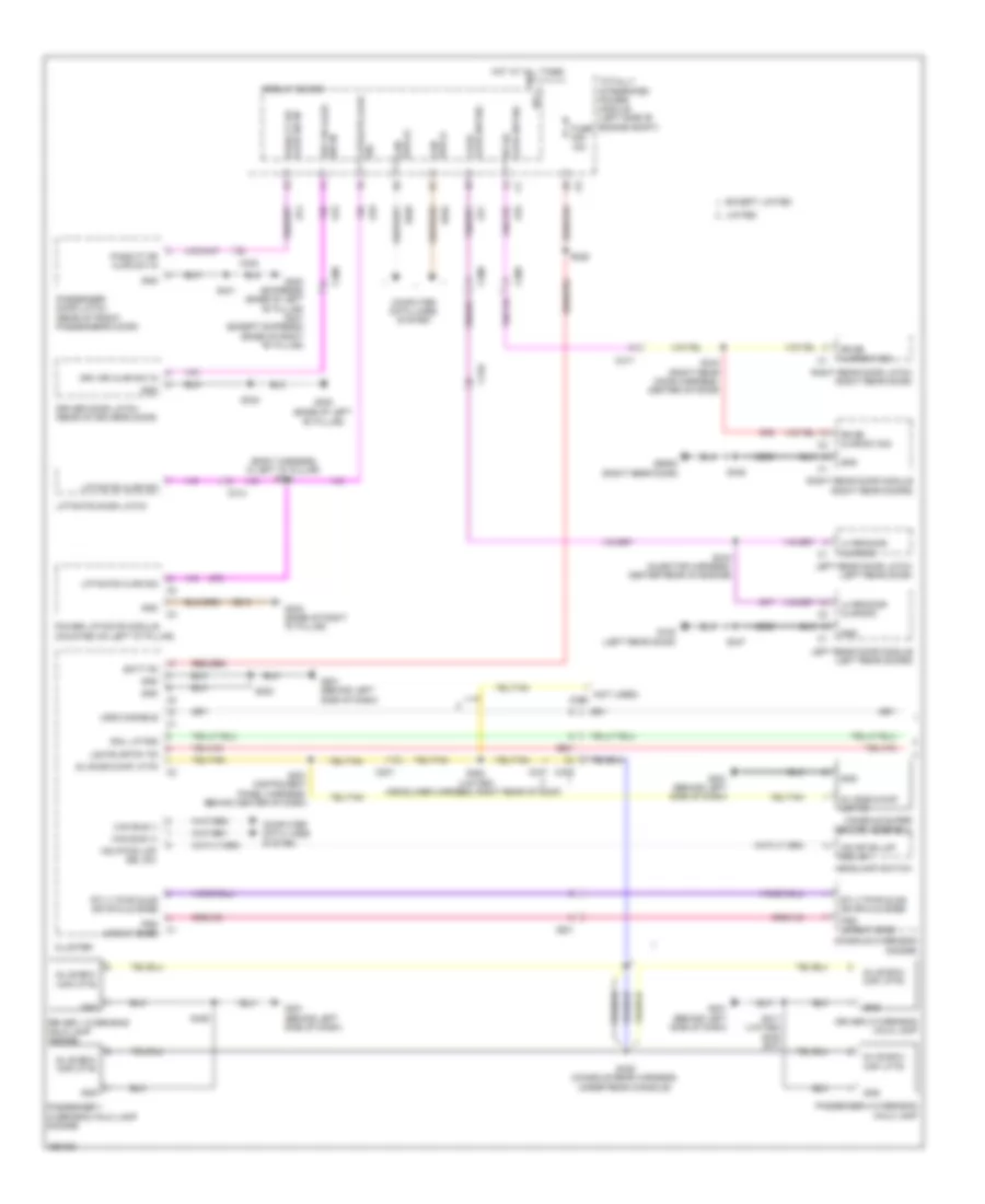 Courtesy Lamps Wiring Diagram 1 of 2 for Dodge Grand Caravan Express 2011