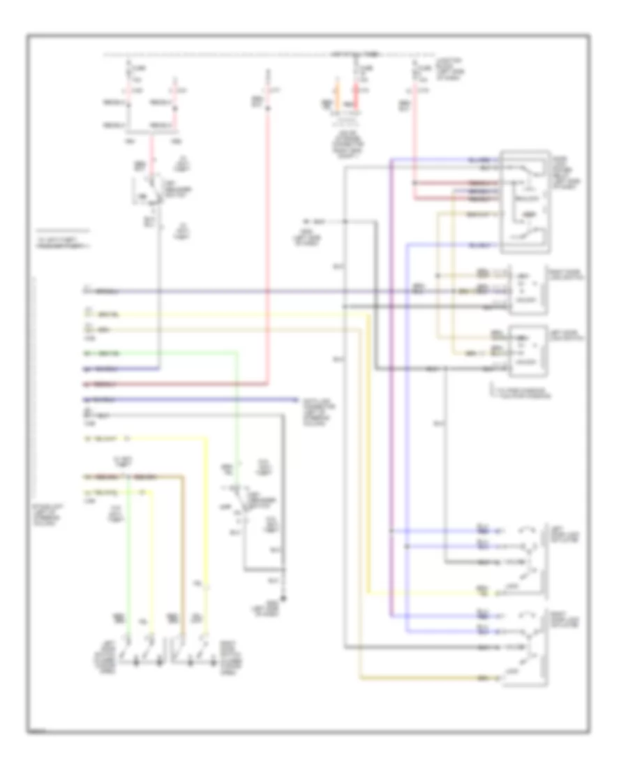 Power Door Lock Wiring Diagram for Dodge Stealth RT 1991