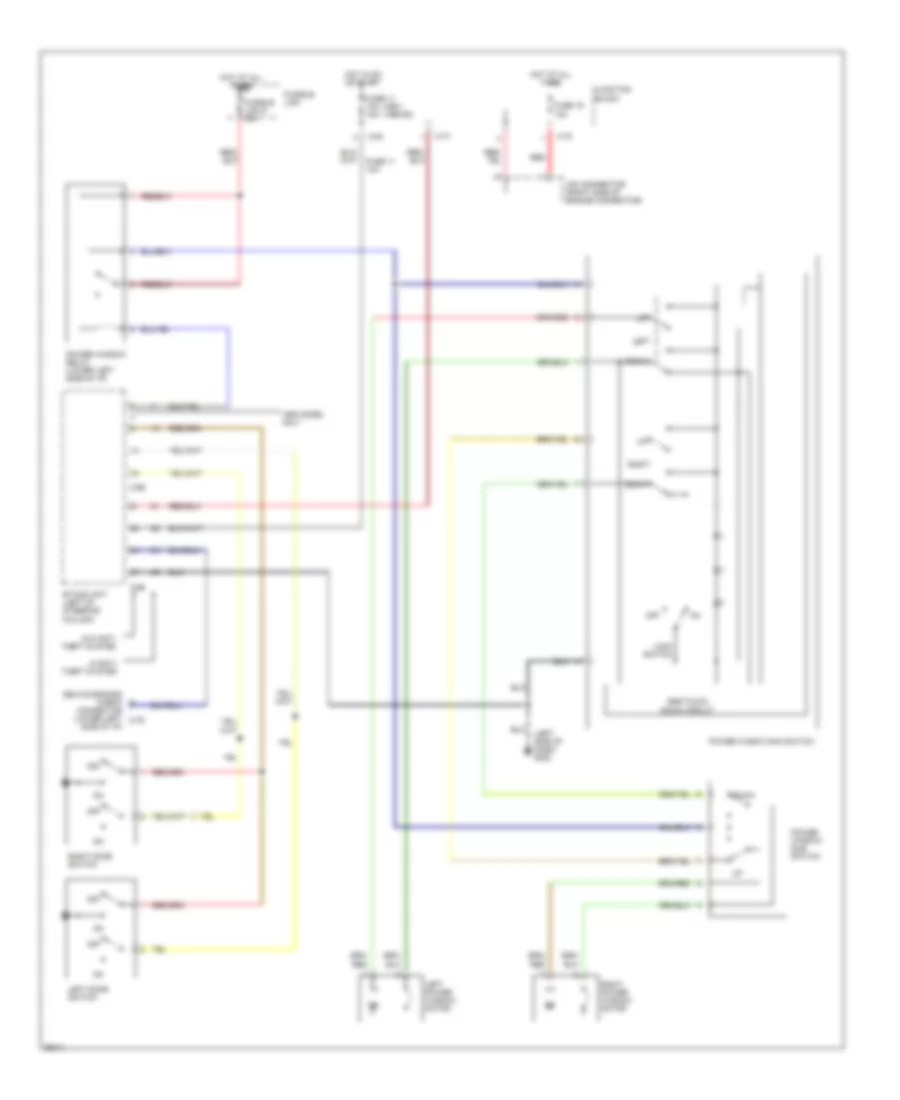 Power Window Wiring Diagram for Dodge Stealth RT 1991