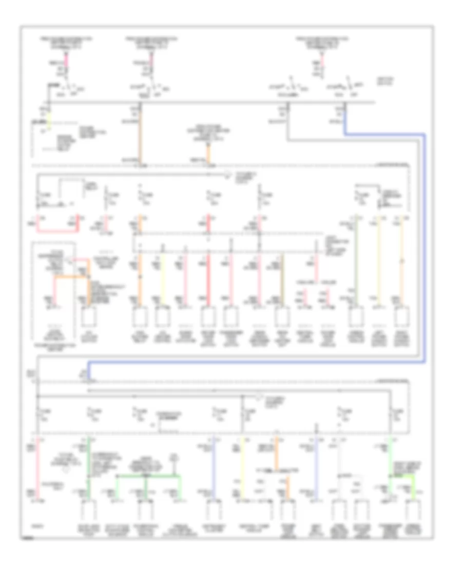 Power Distribution Wiring Diagram 2 of 3 for Dodge Ram Van B1998 1500