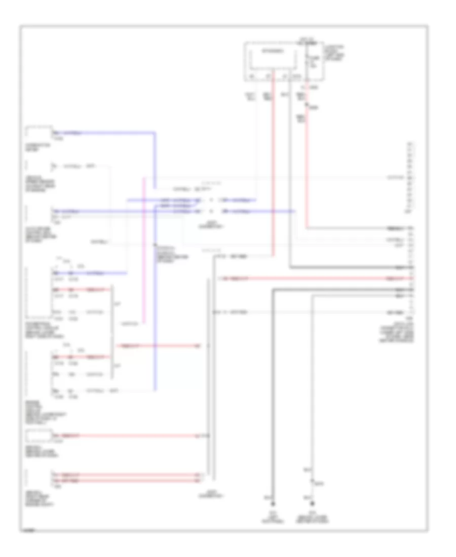 Computer Data Lines Wiring Diagram for Dodge Stratus RT 2003