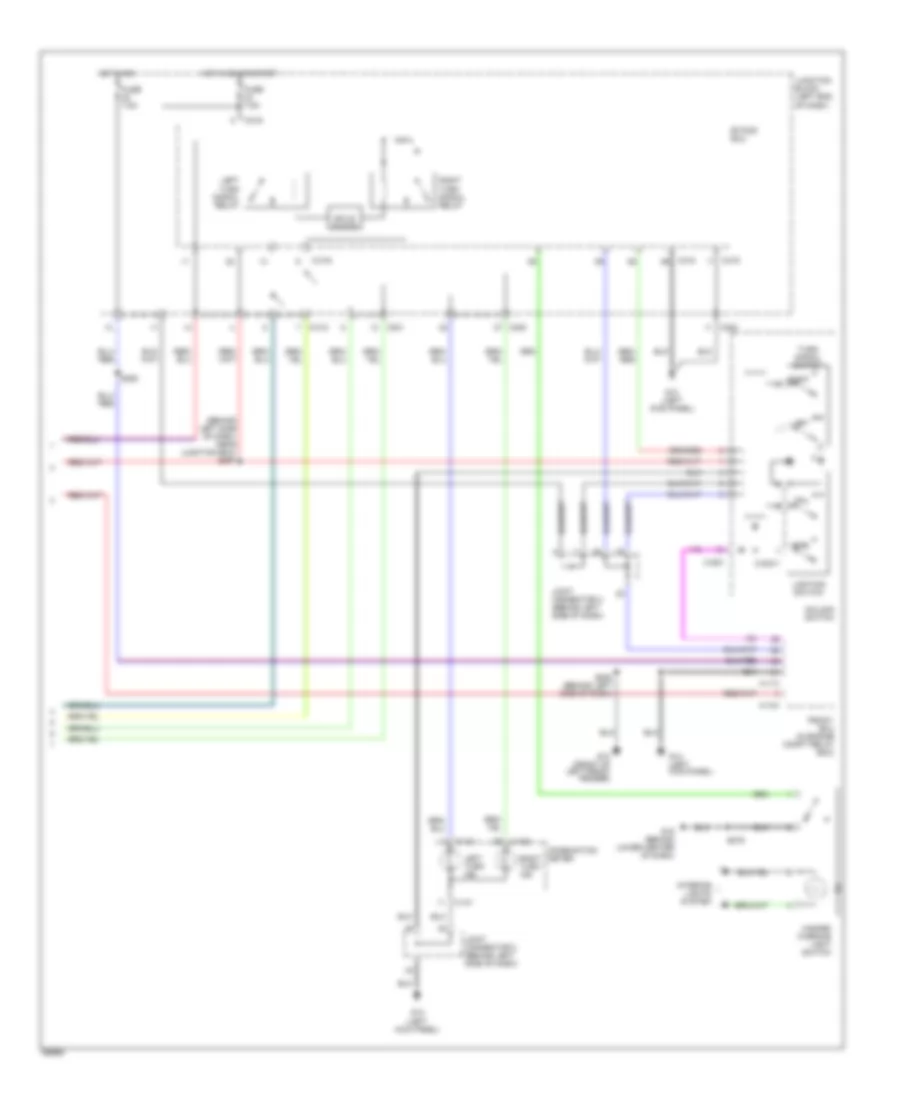 Exterior Lamps Wiring Diagram 2 of 2 for Dodge Stratus R T 2003