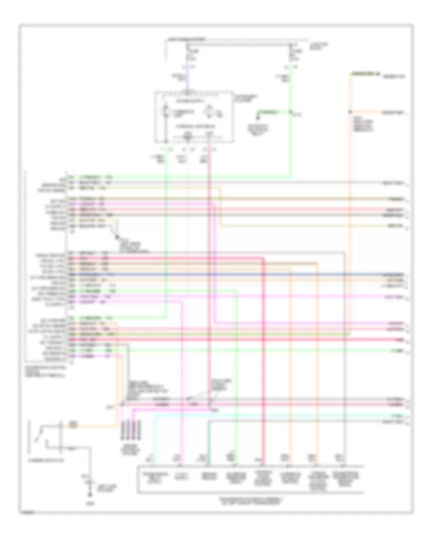 4 Speed A T Wiring Diagram 1 of 2 for Dodge Ram Van B1998 3500