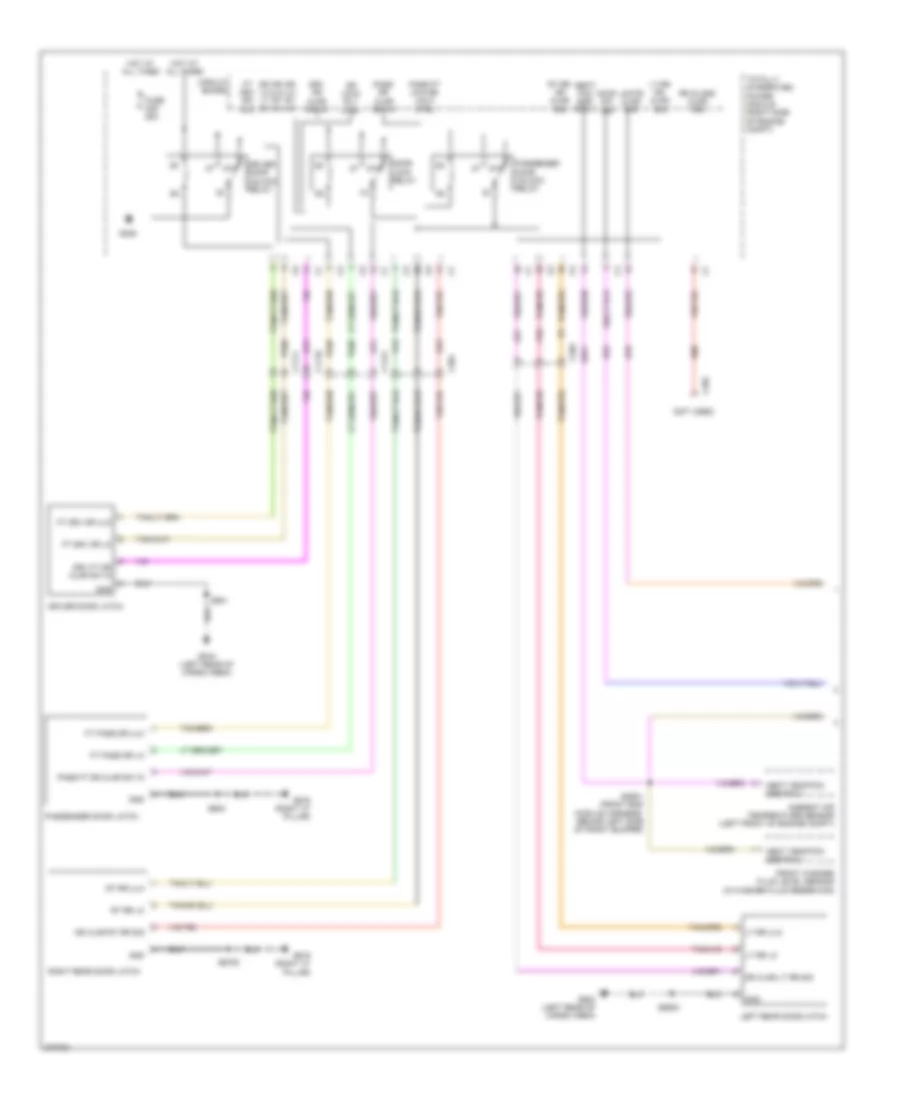 Forced Entry Wiring Diagram 1 of 2 for Dodge Durango Citadel 2012