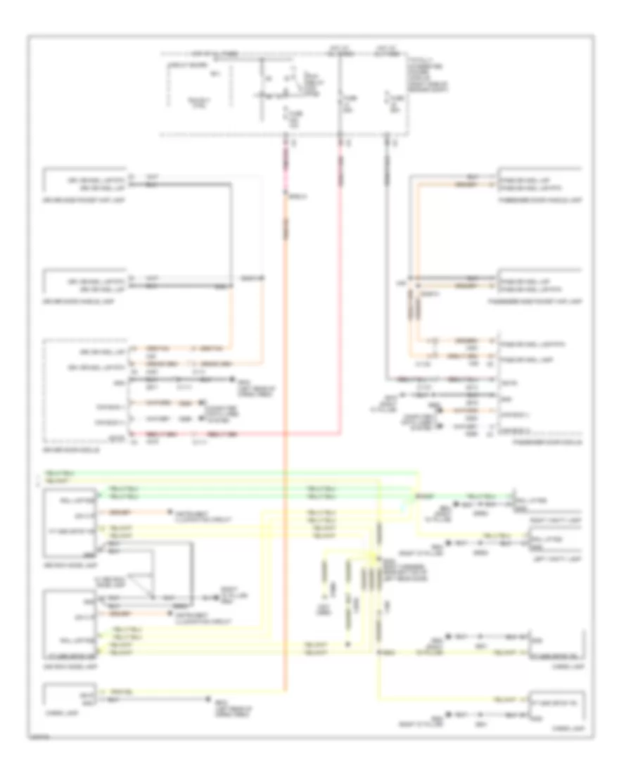 Courtesy Lamps Wiring Diagram 2 of 2 for Dodge Durango Citadel 2012