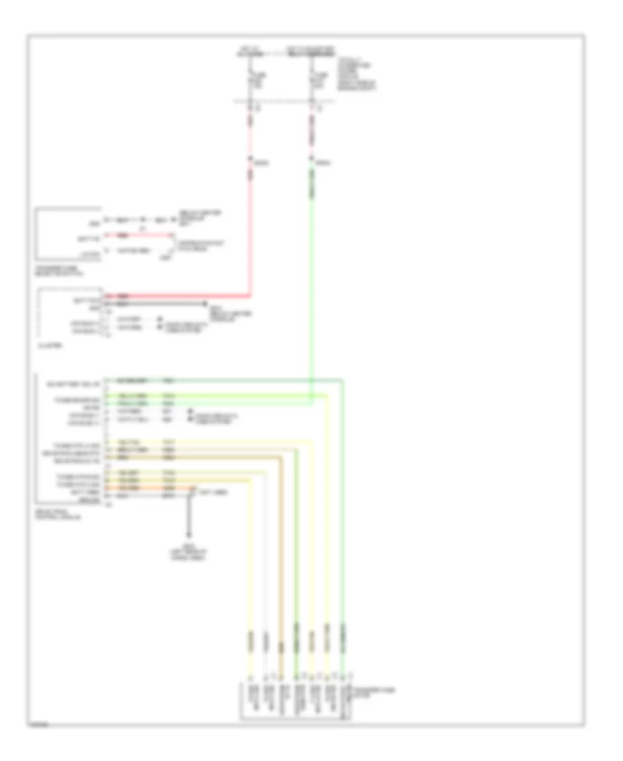 5.7L, Transfer Case Wiring Diagram for Dodge Durango Citadel 2012
