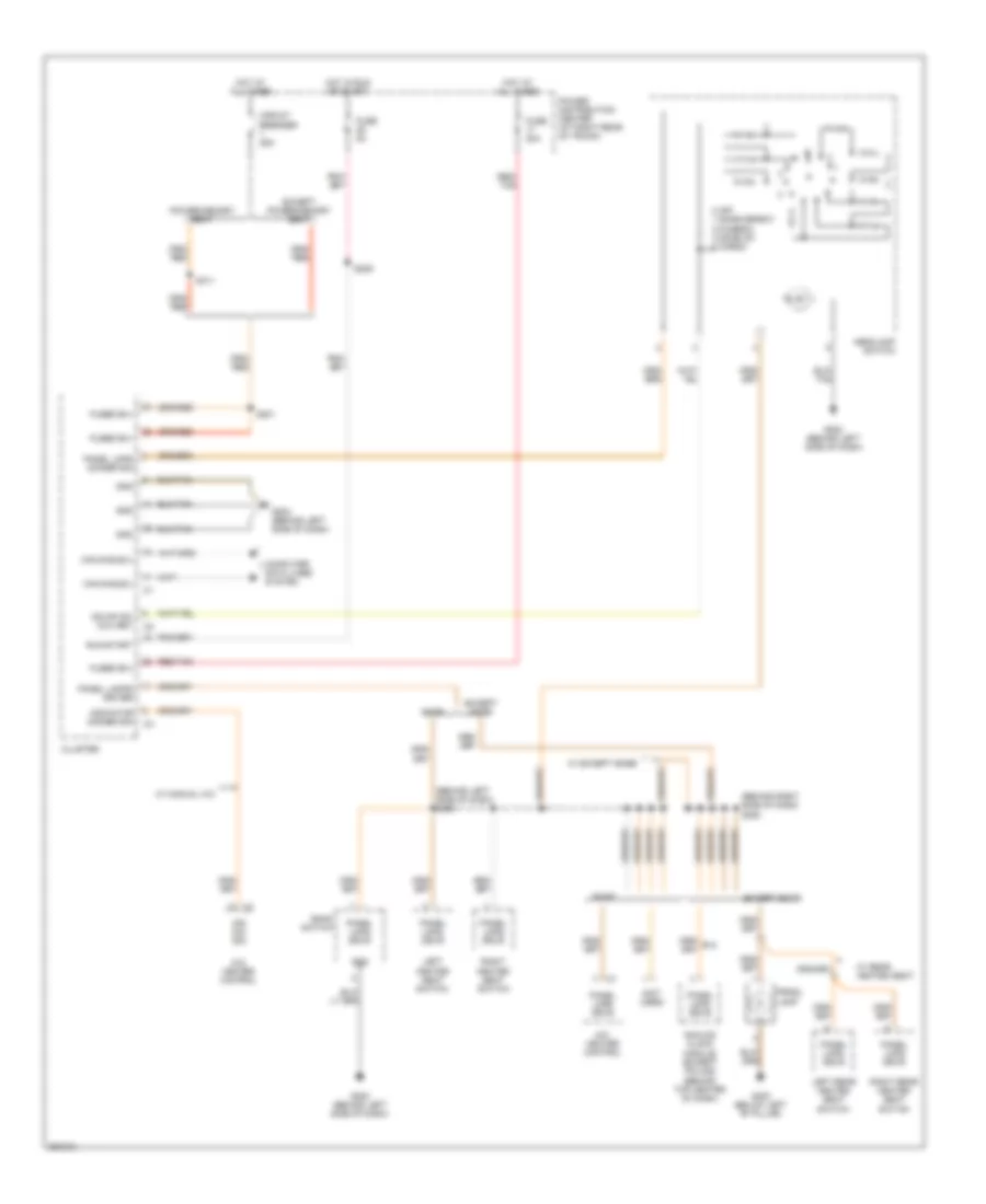 Instrument Illumination Wiring Diagram for Dodge Charger RT 2007