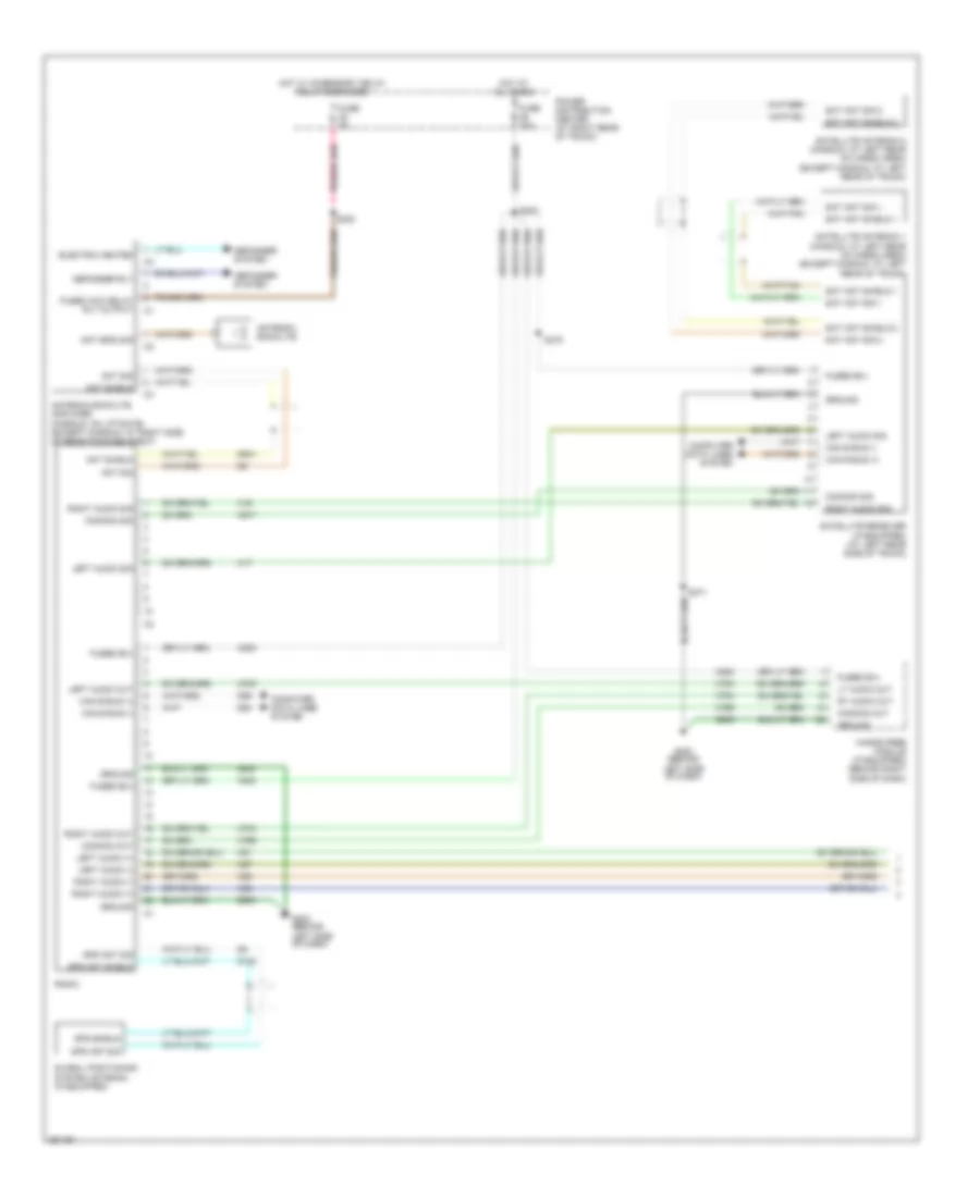 Radio Wiring Diagram Midline 1 of 2 for Dodge Charger R T 2007