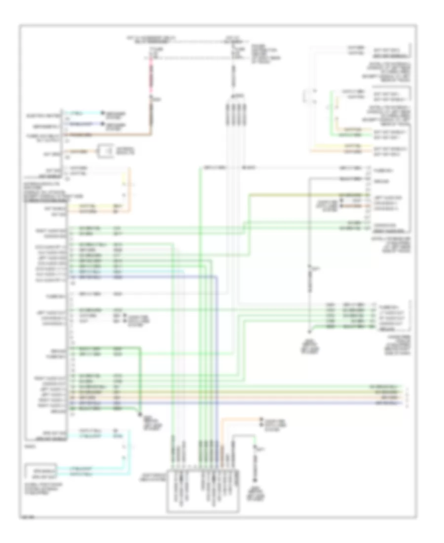 Radio Wiring Diagram Premium 1 of 2 for Dodge Charger R T 2007