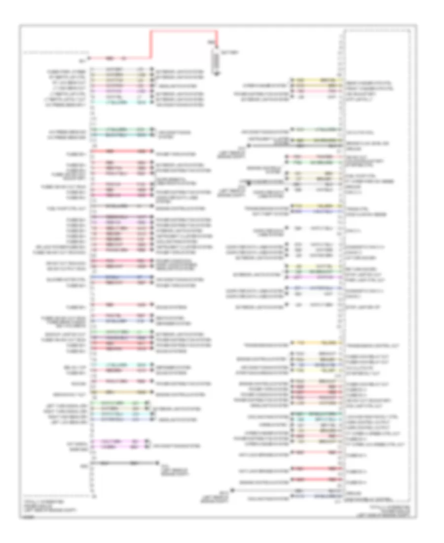 Body Control Modules Wiring Diagram for Dodge Avenger SXT 2014