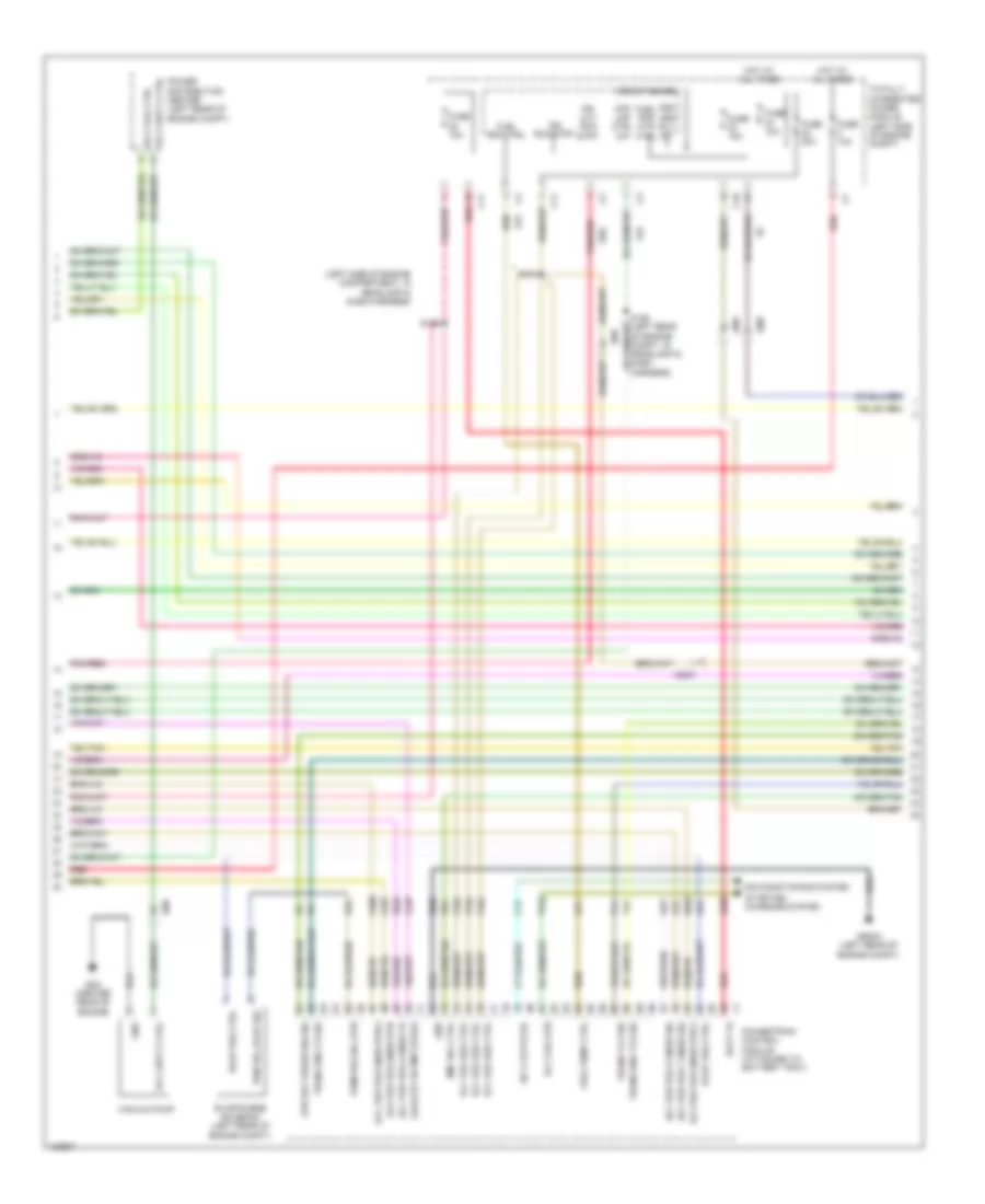 3.6L, Engine Performance Wiring Diagram (2 of 6) for Dodge Avenger SXT 2014