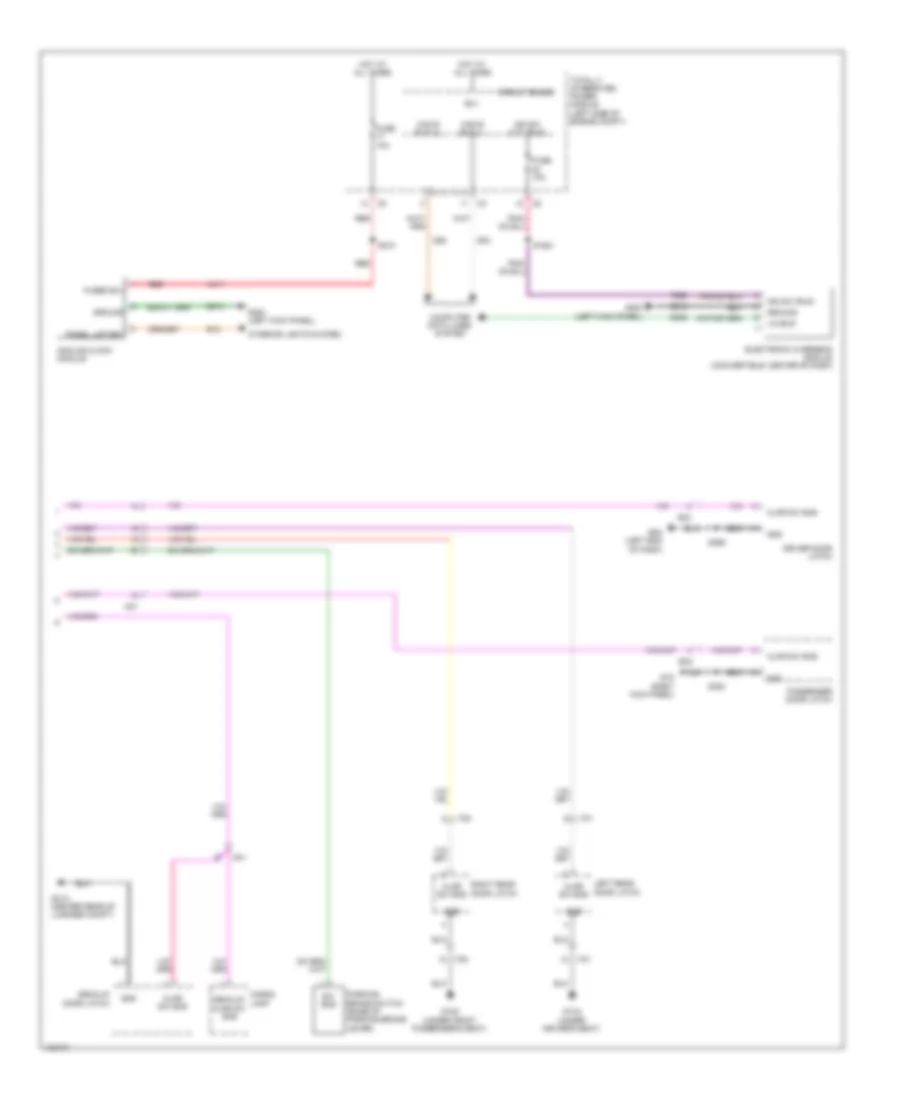 Instrument Cluster Wiring Diagram 2 of 2 for Dodge Avenger SXT 2014