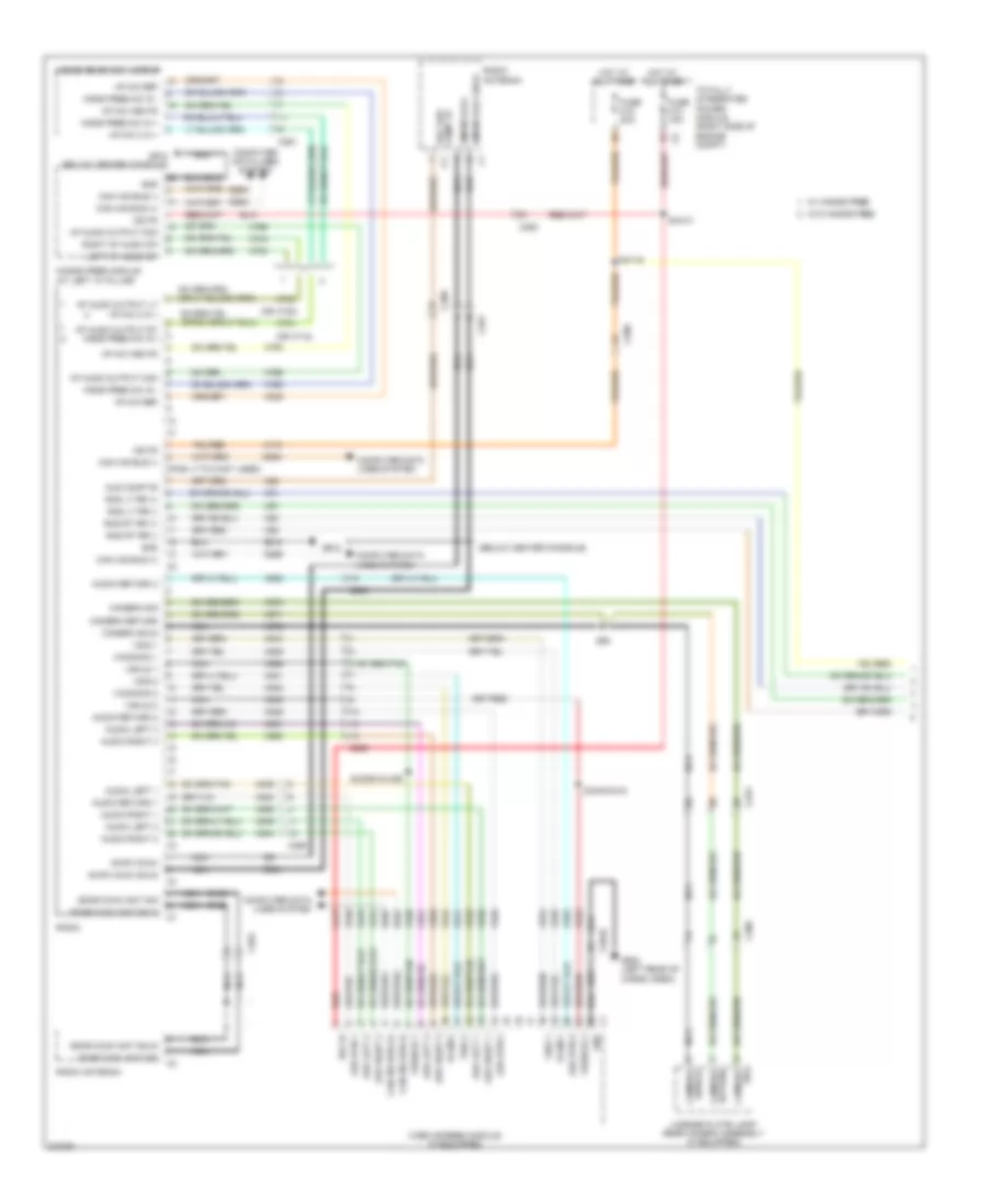 Navigation Wiring Diagram (1 of 3) for Dodge Durango Crew 2012