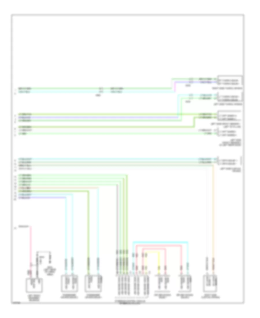 Supplemental Restraints Wiring Diagram (2 of 2) for Dodge Durango Crew 2012