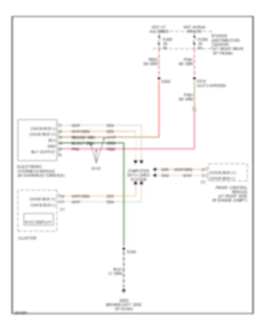 Overhead Console Wiring Diagram for Dodge Charger SE 2007