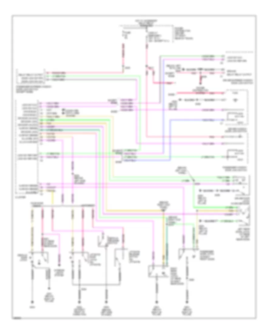 Power Door Locks Wiring Diagram for Dodge Charger SE 2007