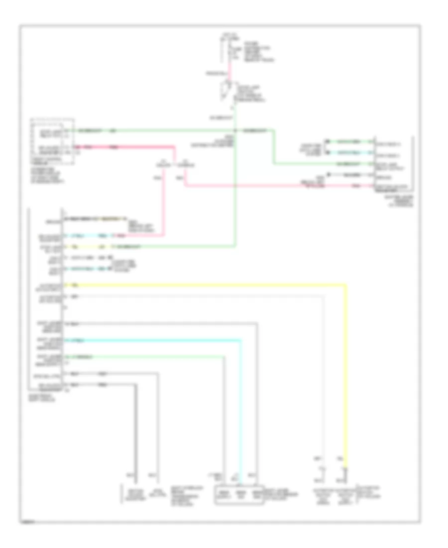 Shift Interlock Wiring Diagram 5 Speed A T for Dodge Charger SE 2007