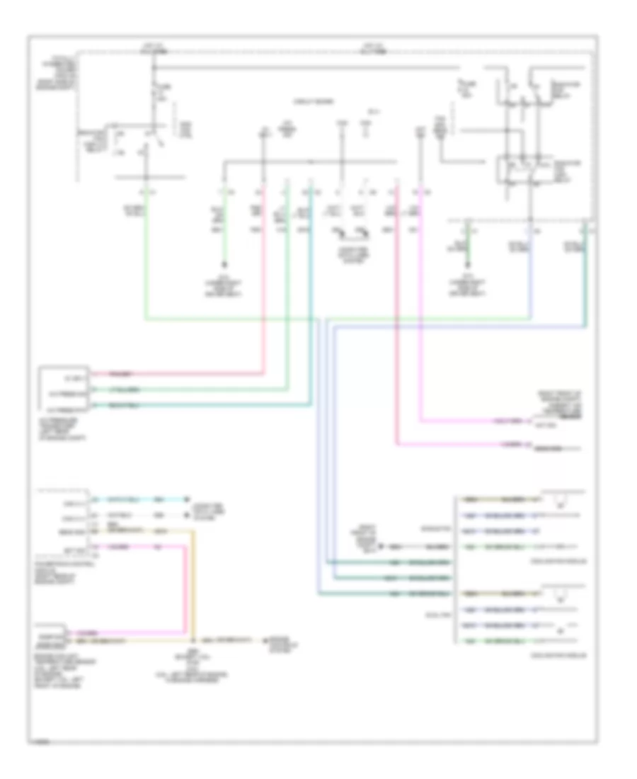 Cooling Fan Wiring Diagram for Dodge Challenger RT 2014