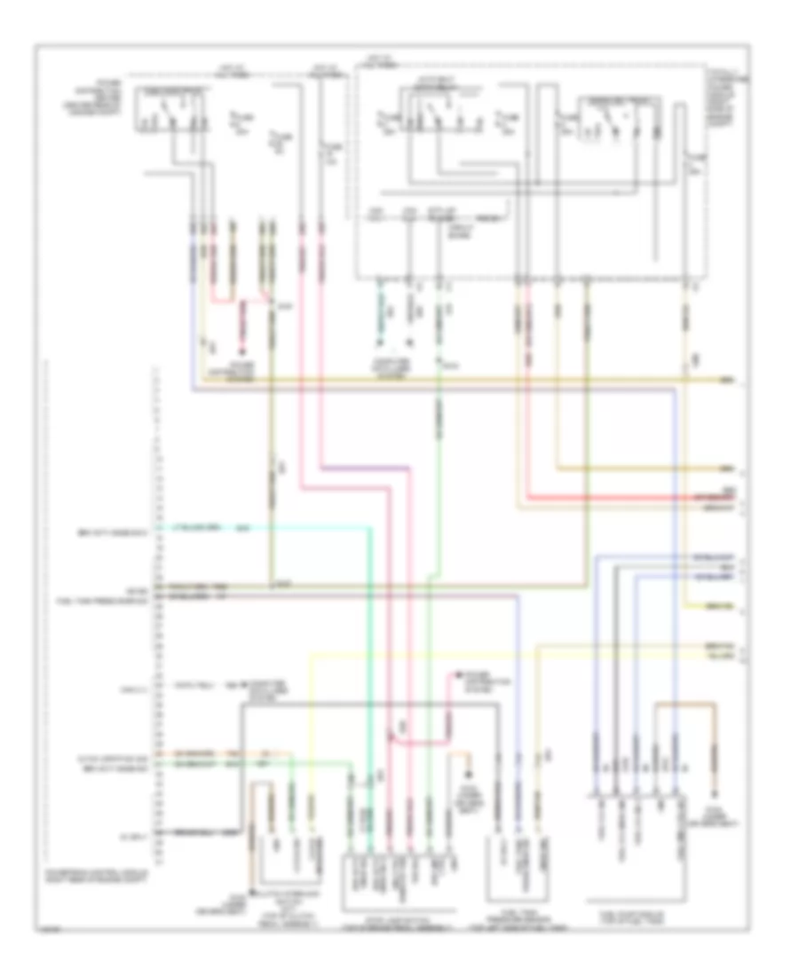 5.7L, Engine Performance Wiring Diagram (1 of 5) for Dodge Challenger RT 2014