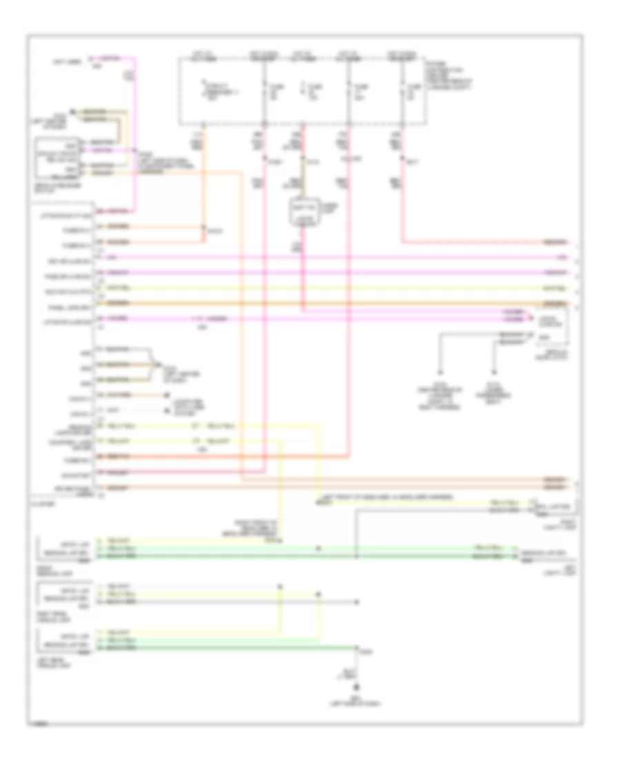 Interior Lights Wiring Diagram 1 of 2 for Dodge Challenger R T 2014