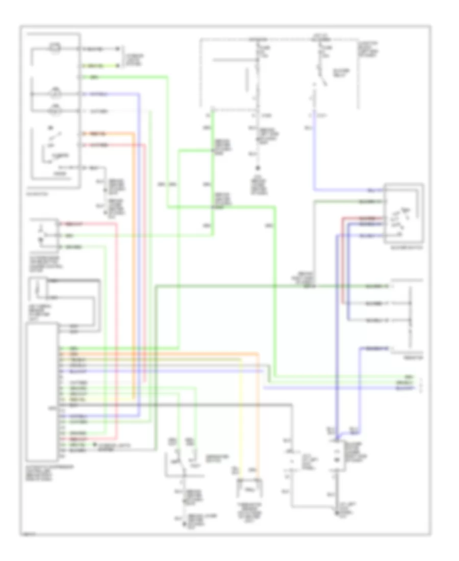 2 4L Air Conditioning Wiring Diagram 1 of 2 for Dodge Stratus SXT 2003