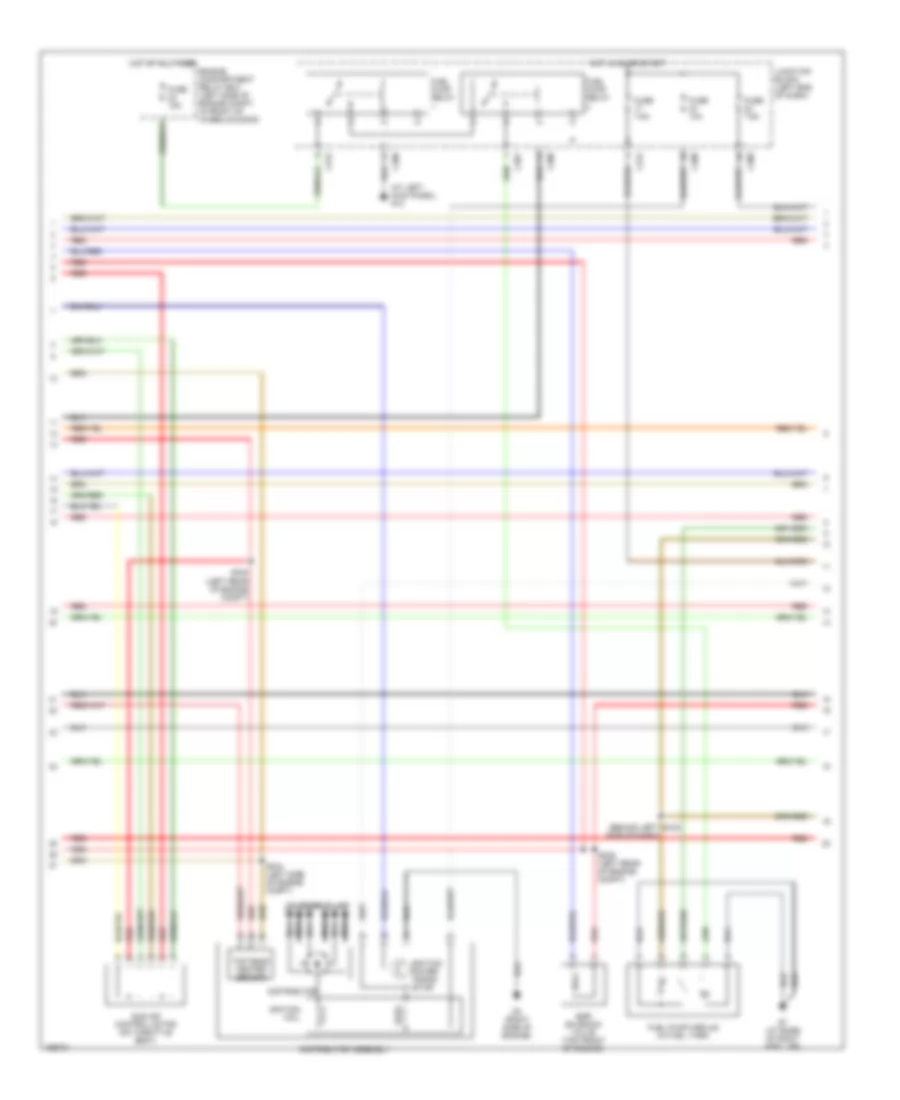 3.0L, Engine Performance Wiring Diagram, with MT (2 of 4) for Dodge Stratus SXT 2003