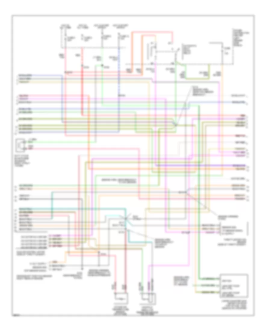 2.5L, Engine Performance Wiring Diagrams (2 of 3) for Dodge Stratus ES 1998