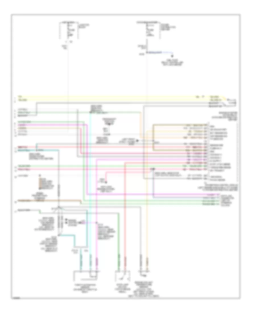 Transmission Wiring Diagram 3 of 3 for Dodge Stratus ES 1998