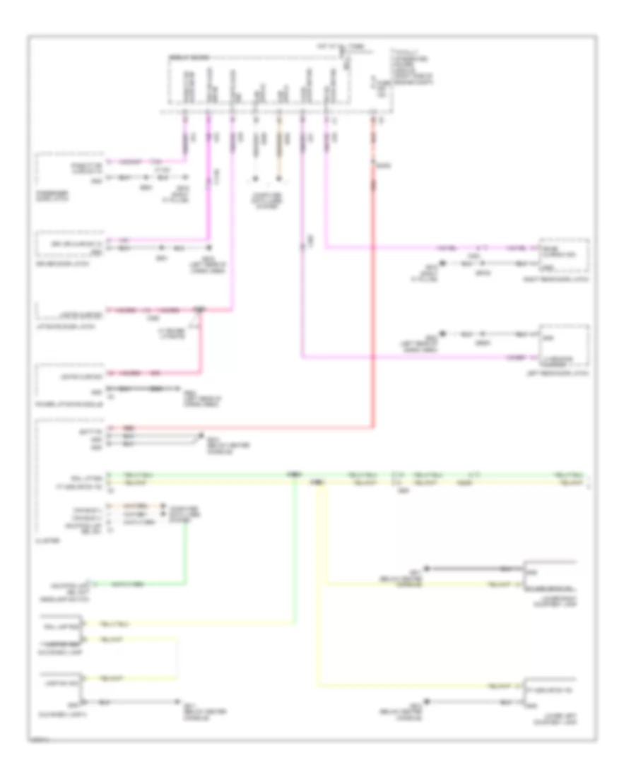 Courtesy Lamps Wiring Diagram 1 of 2 for Dodge Durango R T 2012