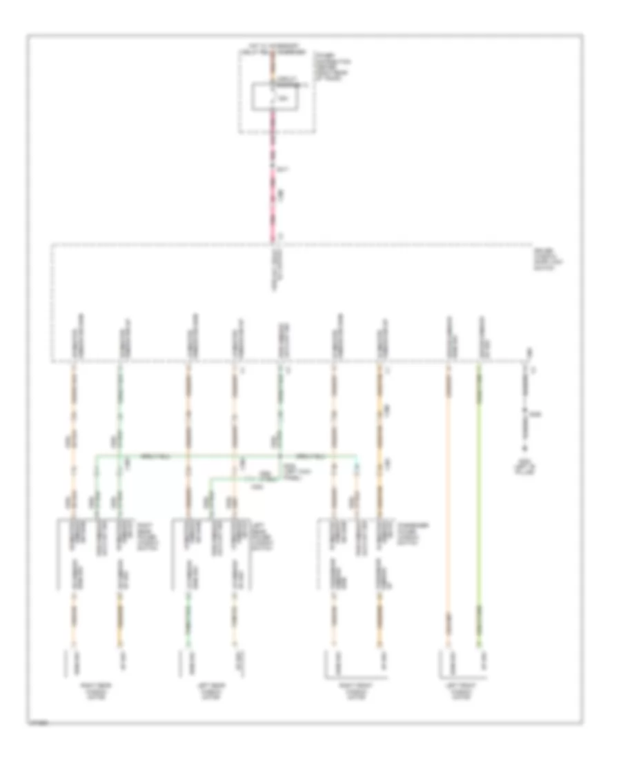 Power Windows Wiring Diagram Touring for Dodge Charger SRT 8 2010