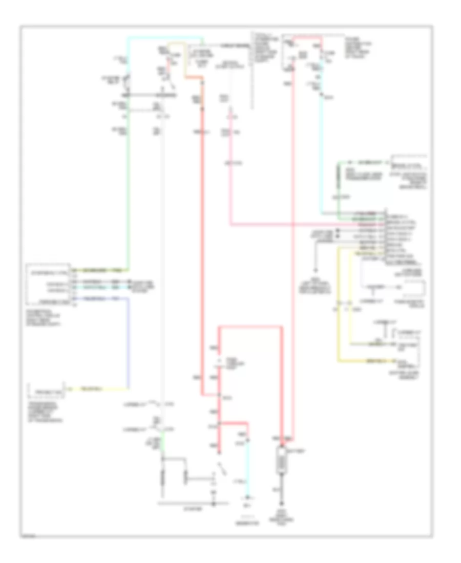 Starting Wiring Diagram for Dodge Charger SRT 8 2010