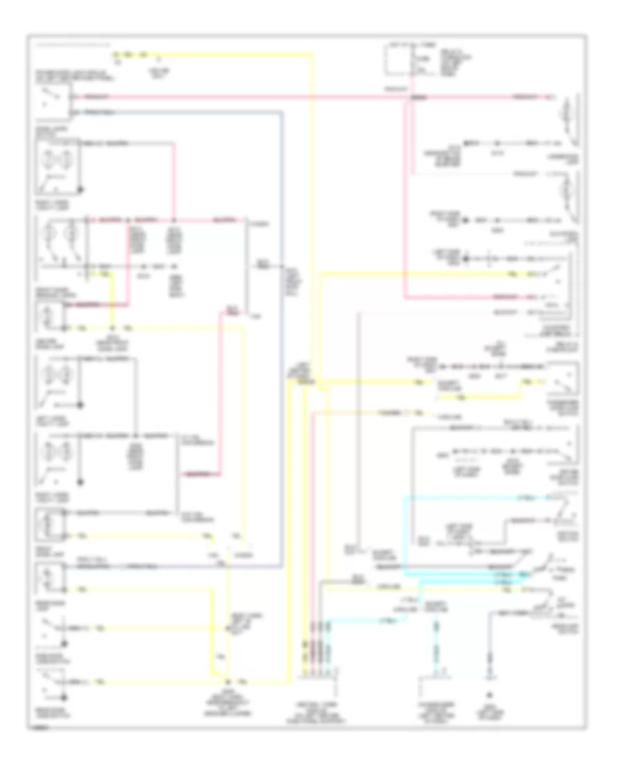 Courtesy Lamps Wiring Diagram for Dodge Ram Wagon B2001 1500