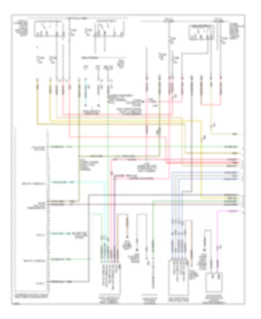 3.6L, Engine Performance Wiring Diagram (1 of 5) for Dodge Challenger Rallye Redline 2014