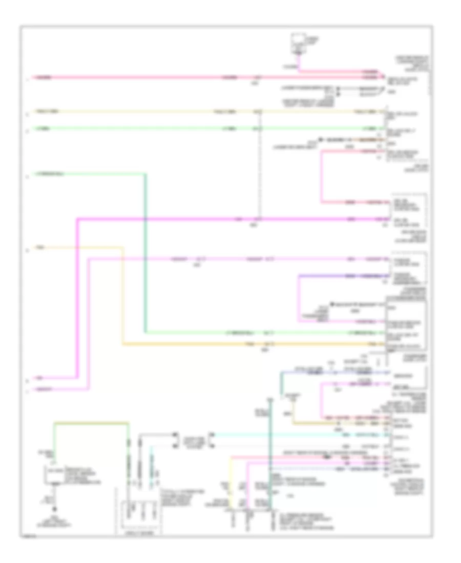 Instrument Cluster Wiring Diagram (2 of 2) for Dodge Challenger Rallye Redline 2014