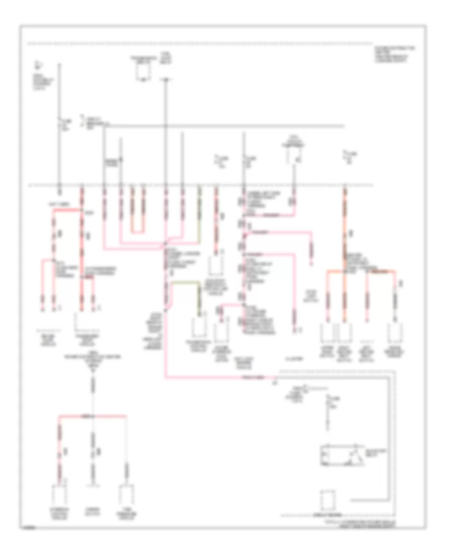 Power Distribution Wiring Diagram (4 of 4) for Dodge Challenger Rallye Redline 2014