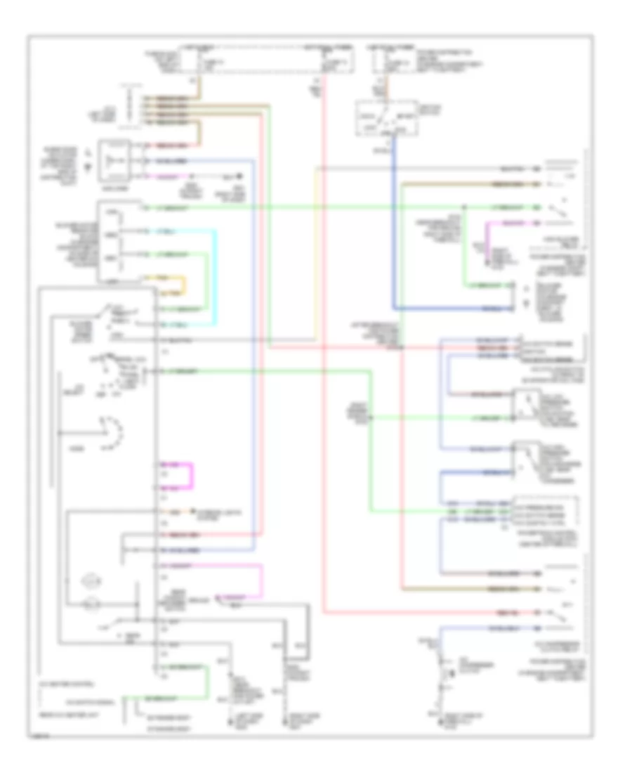 Manual AC Wiring Diagram for Dodge Ram Wagon B2500 2001