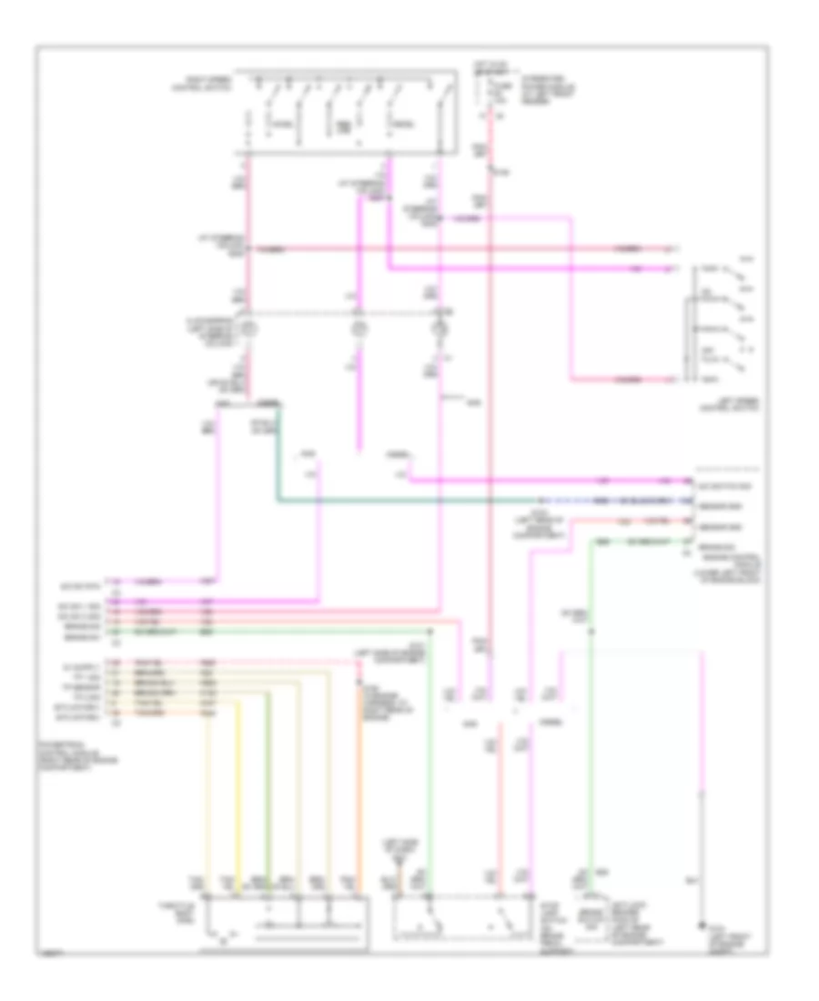 5.7L, Cruise Control Wiring Diagram for Dodge Pickup R1500 2005