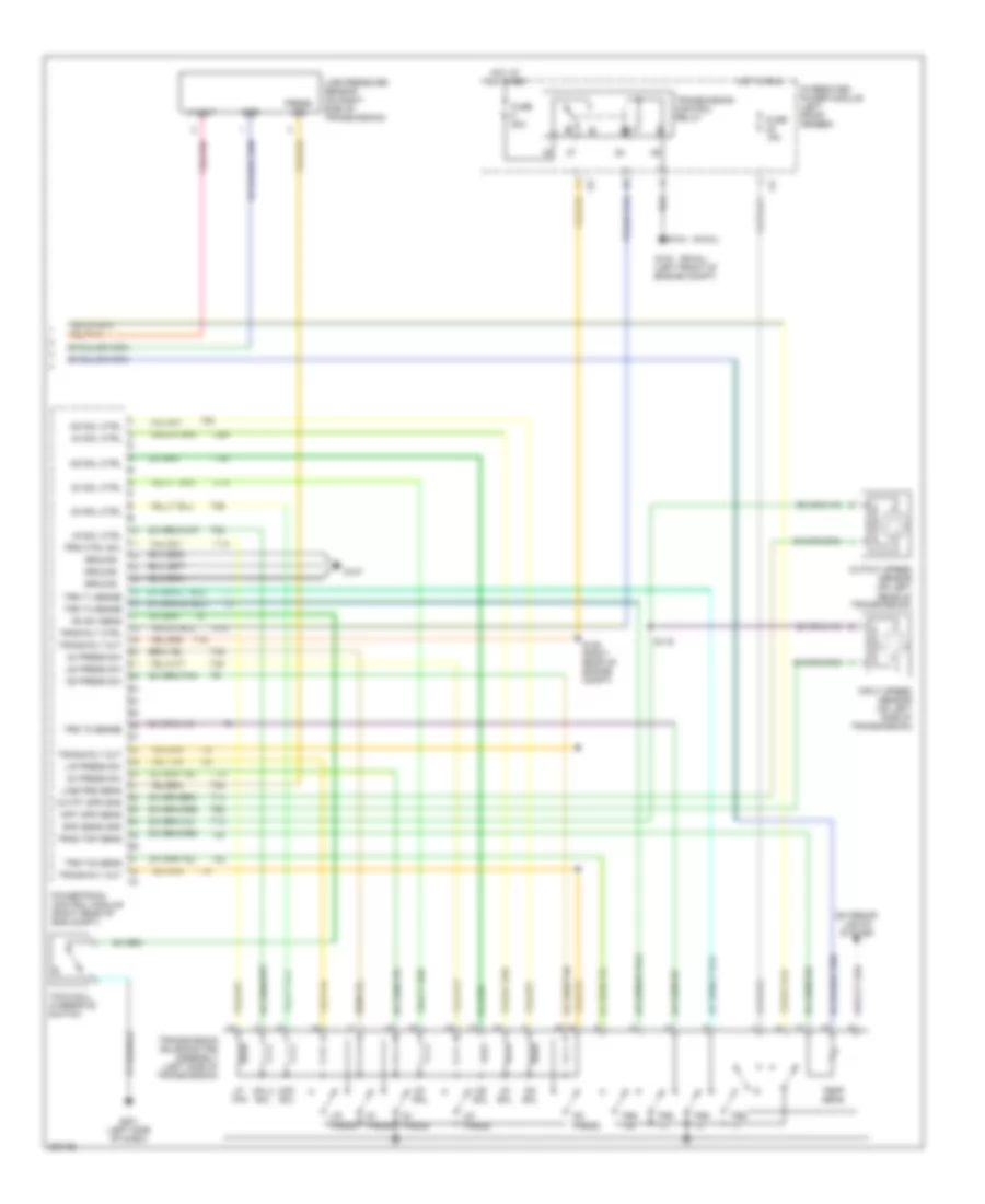3.7L, Engine Performance Wiring Diagram (5 of 5) for Dodge Pickup R1500 2005