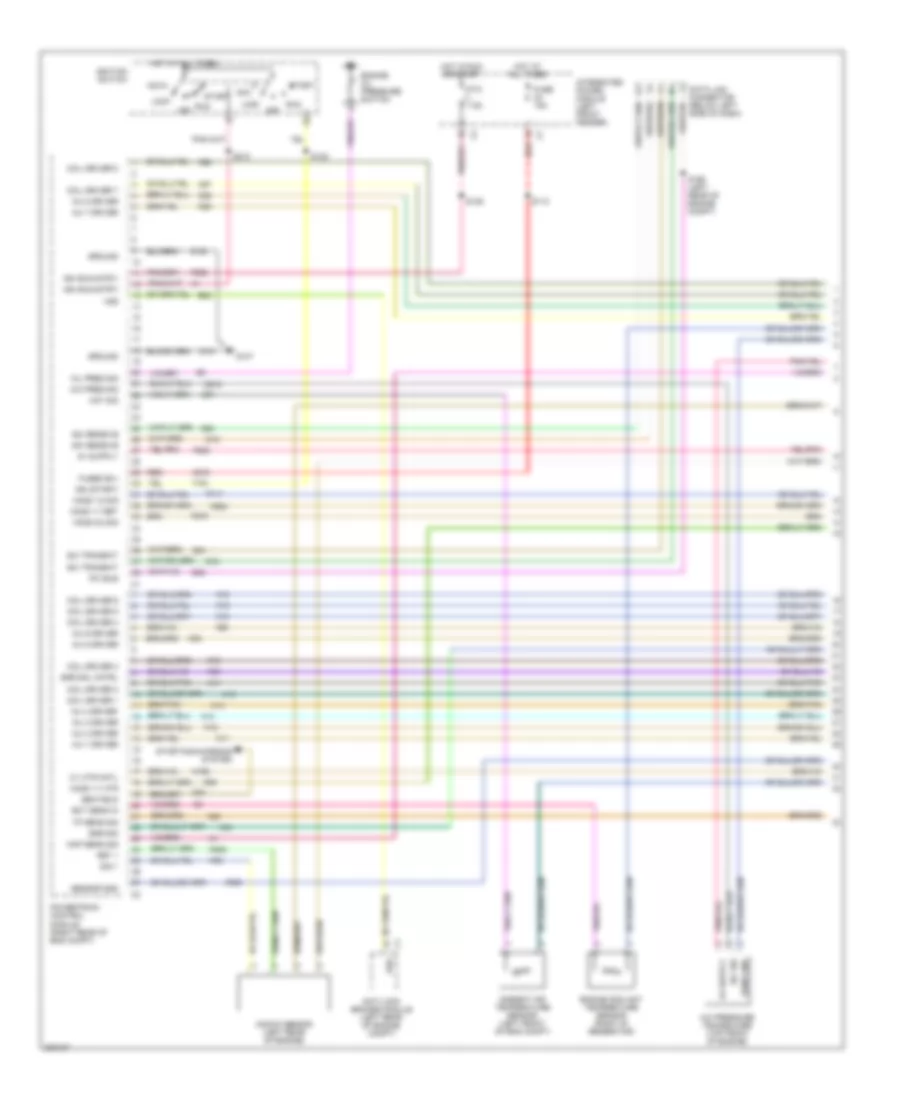 4.7L, Engine Performance Wiring Diagram (1 of 5) for Dodge Pickup R1500 2005