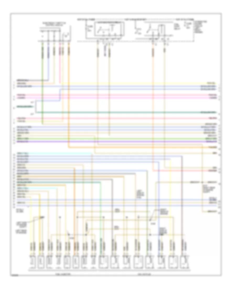 5.7L, Engine Performance Wiring Diagram (2 of 5) for Dodge Pickup R1500 2005