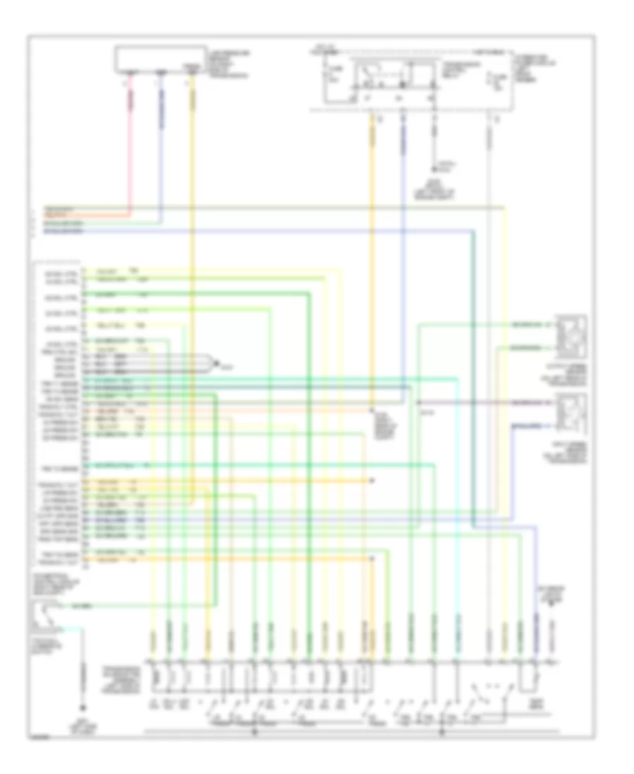 5.7L, Engine Performance Wiring Diagram (5 of 5) for Dodge Pickup R1500 2005