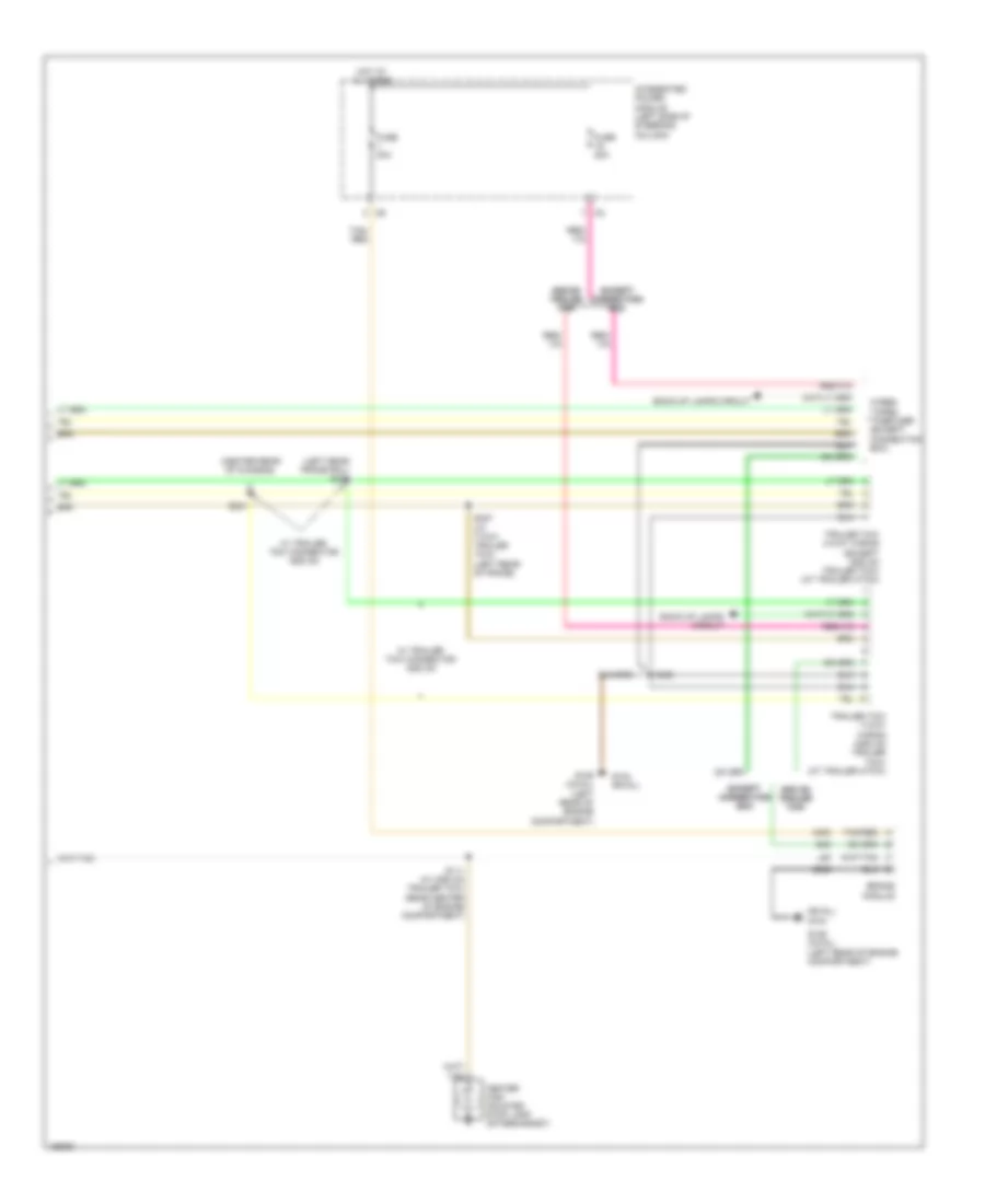 Exterior Lamps Wiring Diagram (2 of 2) for Dodge Pickup R1500 2005