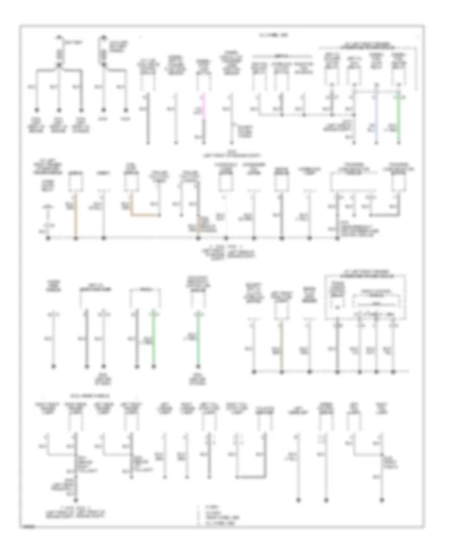 Ground Distribution Wiring Diagram 1 of 3 for Dodge Pickup R2005 1500