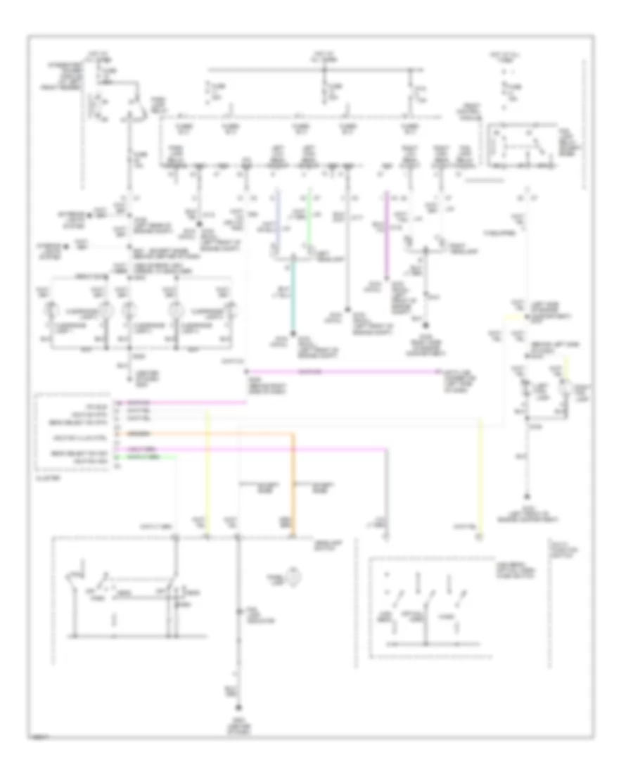 Headlights Wiring Diagram for Dodge Pickup R1500 2005