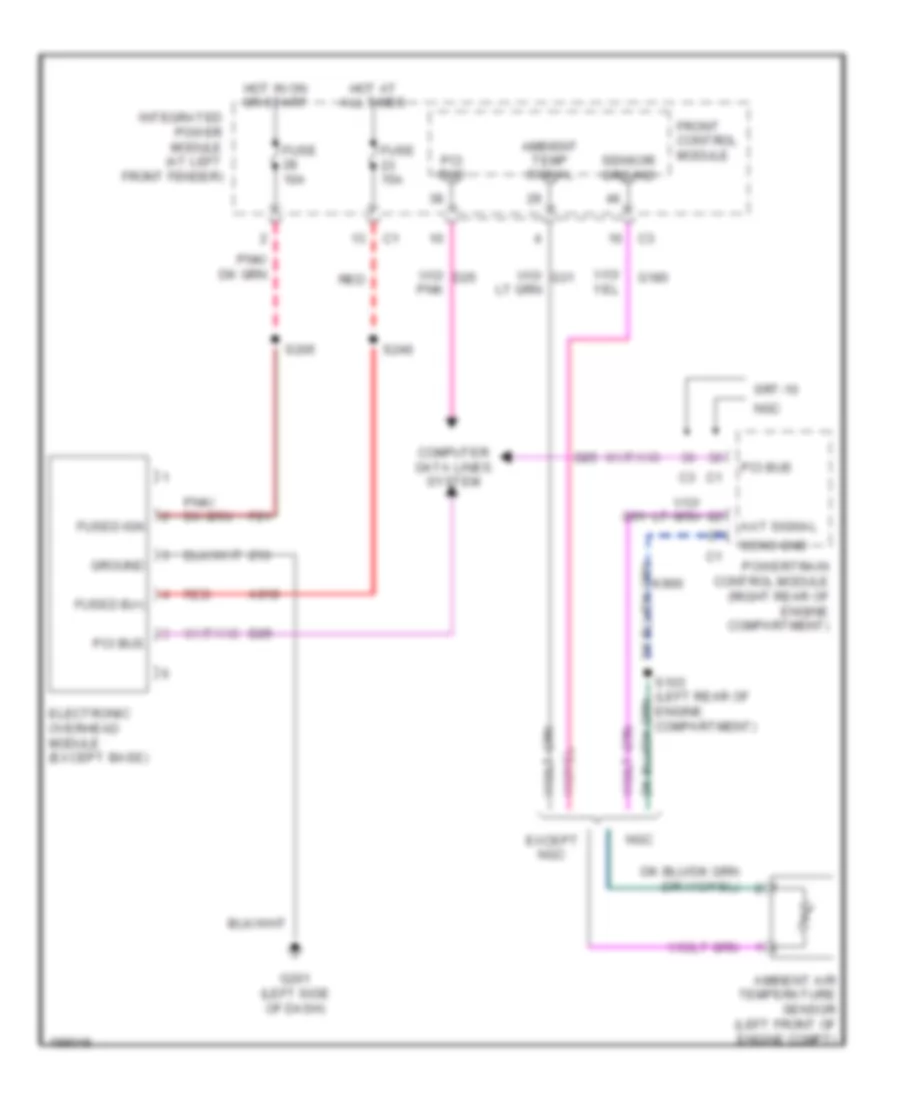 Overhead Console Wiring Diagram for Dodge Pickup R1500 2005