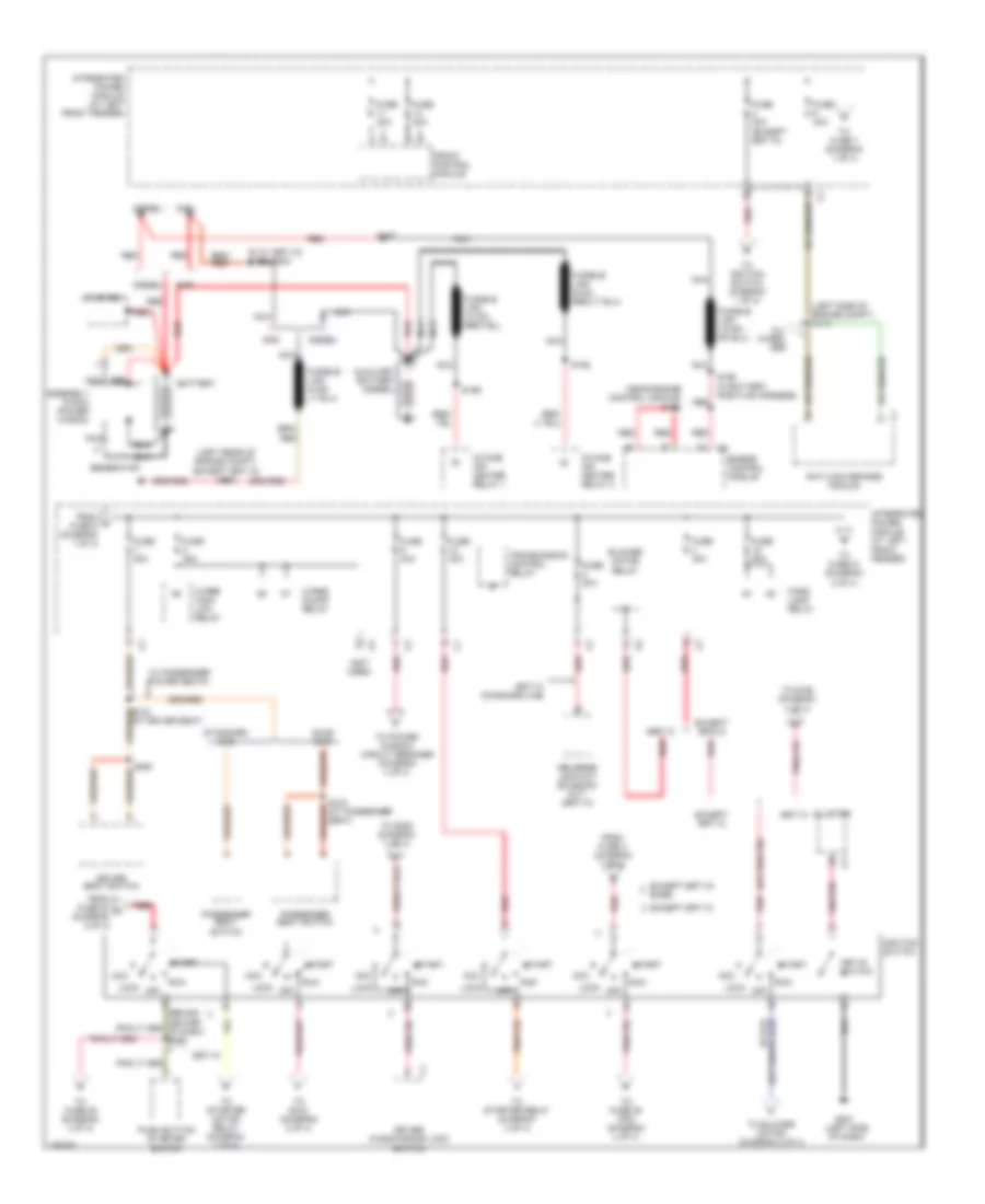 Power Distribution Wiring Diagram 1 of 4 for Dodge Pickup R2005 1500