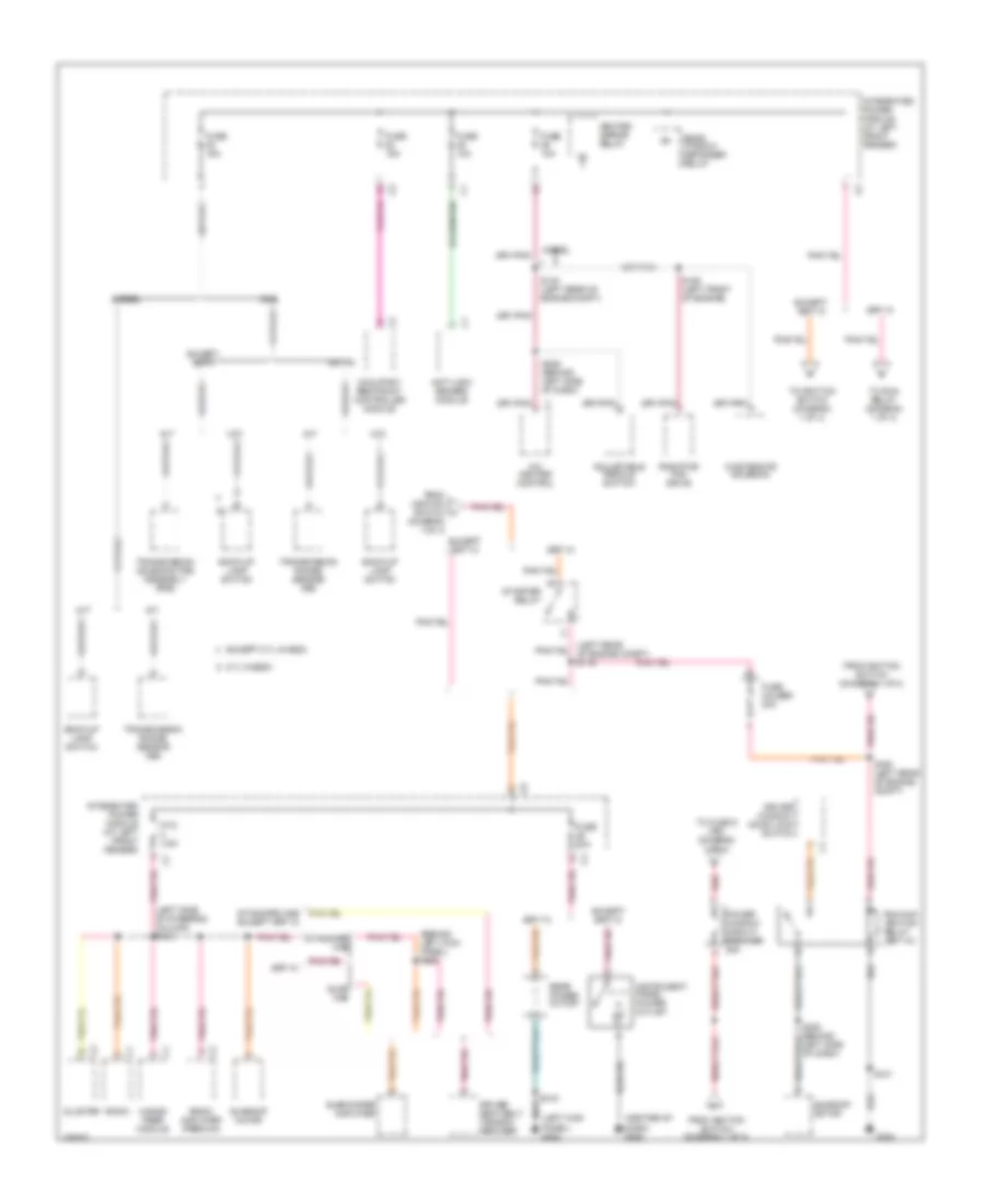 Power Distribution Wiring Diagram (4 of 4) for Dodge Pickup R1500 2005