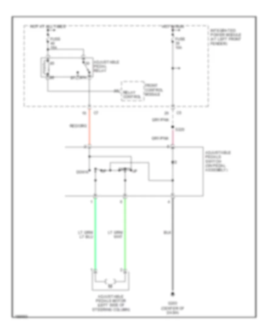 Adjustable Pedal Wiring Diagram for Dodge Pickup R2005 1500